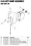 Complete Assemblies-GODZILLA (Stern) Godzilla Ramp Assembly Left