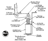 Complete Assemblies-Turboboost kicker assembly Data East