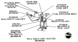 Ball eject assembly DE/Sega