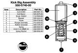 -Kick Big ball kicker assembly