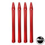 Leg set 30-1/2 inch red (4)