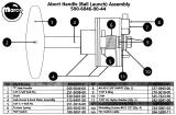 Buttons / Handles / Controls-APOLLO 13 (Sega) Abort handle ball launch assembly