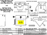 Wire forms & Gates-Flap gate assembly Stern left