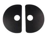 -Pushbutton cabinet shield set styrene black