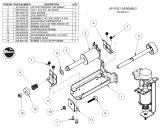 Up post assembly Stern