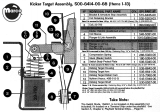 Kicker / Slingshot Parts-Kicking target assembly