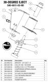 Kicker / Slingshot Parts-Eject assembly Stern 30° right