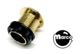 -Pushbutton plug brass