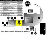 ROLLER COASTER TYCOON (Stern) Scoop kicker assembly