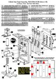 -Drop target assembly Stern 3 bank