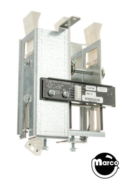 500-9816-00 - Drop target assembly Stern in-line 3 bank