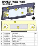 Complete Assemblies-Speaker panel assembly Stern