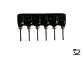 -Resistor SIP 6 pin 4.7K 5R 6