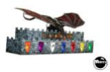 Pinball Toppers-GAME OF THRONES (Stern) Dragon pinball topper kit