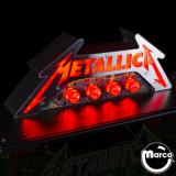 HOT NEW ITEMS-METALLICA REMASTERED (Stern) Pinball Topper