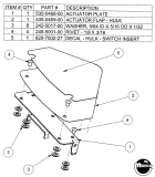 Brackets-AVENGERS (Stern) Hulk actuator assembly