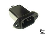 Connectors-Receptacle AC line filter 5102-15493-00