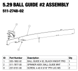 Ball Guides-BLACK KNIGHT SOR PRO (Stern) Ball guide assembly #2