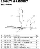 BLACK KNIGHT SOR (Stern) Plastic assembly No.8