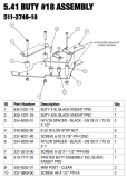 Playfield Plastics-BLACK KNIGHT SOR (Stern) Plastic assembly #18