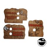 Molded Figures & Toys-JURASSIC PARK (Stern) Fossil Sign Set