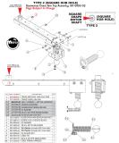 Brackets-BATMAN (Stern) Scarecrow crane assembly Type 2