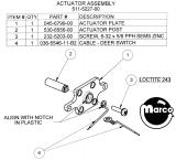 -BIG BUCK HUNTER (Stern) Actuator assembly