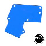 TFK Upgrade and Replacement Plastics-Foo Fighters (Stern) Blue Ramp Cover Plastic