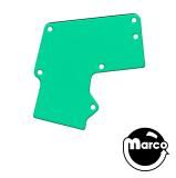 TFK Upgrade and Replacement Plastics-Foo Fighters (Stern) Green Ramp Cover Plastic