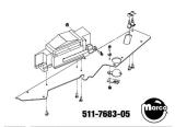 GHOSTBUSTERS LE (Stern) Plastic 05 assembly