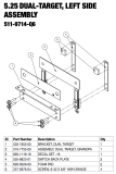 Stationary Targets-TEENAGE TURTLES (Stern) Dual target switch left