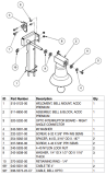 AC/DC PREMIUM (Stern) Swinging bell bracket