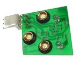 -Dual opto receiver board w/ grommets 