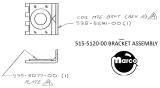 Flipper Kits and Components-Coil bracket Data East / Sega