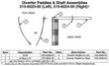 Armatures & Shafts-Diverter paddle shaft Data East