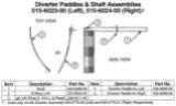 Arms & Cranks & Links & Cams & Levers-Diverter paddle left Data East