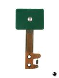 Target switch assy 1 X 1-1/2 inch green rect