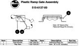 -Gate assembly - plastic ramp