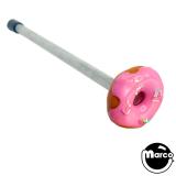 Ball Shooter Rods-Custom Pink Frosted Donut Shooter Rod