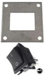 -Rocker switch and bracket 