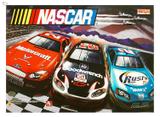 Backbox Art-NASCAR (Stern) Translite "Rusty"