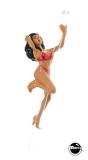 SOPRANOS (Stern) Girl pole dancer black hair