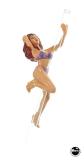 Molded Figures & Toys-SOPRANOS (Stern) Girl pole dancer red hair
