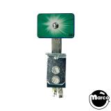 Like New Target switch rectangle 1 x 1-1/2 blue no diode