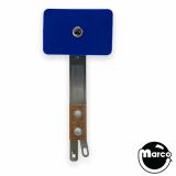 -Target switch rectangle 1 x 1-1/2 inch blue no diode