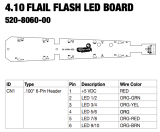 -BLACK KNIGHT SOR (Stern) LED board flail flash