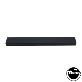 CLEARANCE-WOOD RAIL (Stern) - 9 3/8 inch with black laminate