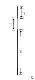 AVATAR (Stern) Wood playfield rail 42 inch