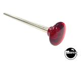 Ball Shooter Parts-Ball shooter rod 7-3/4 inch red transparent