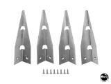 Cabinet Brackets / Levelers-Cabinet protector - metal spacer